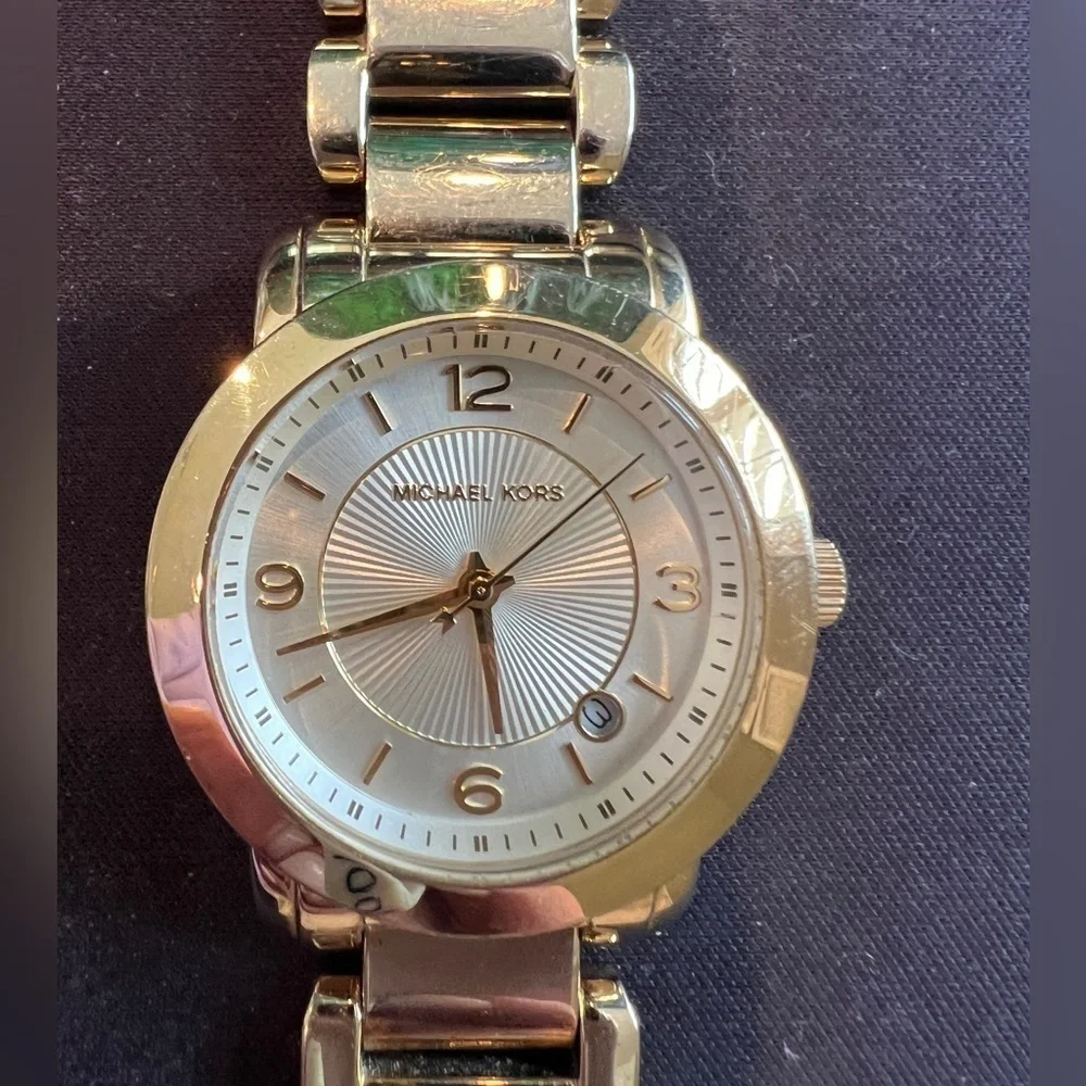 Michael Kors Janey women’s quartz watch jewelry MK-3485 gold stainless steel